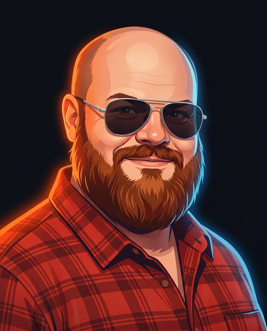 Illustrated portrait of Will Wallace